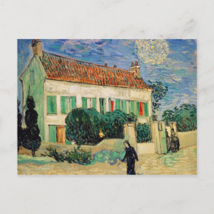 Vincent van Gogh   White House at Night, 1890 Postkarte