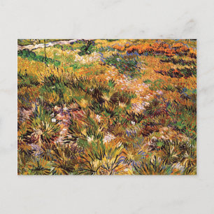 Vincent Van Gogh - Wiese im Garten Fine Art Postkarte