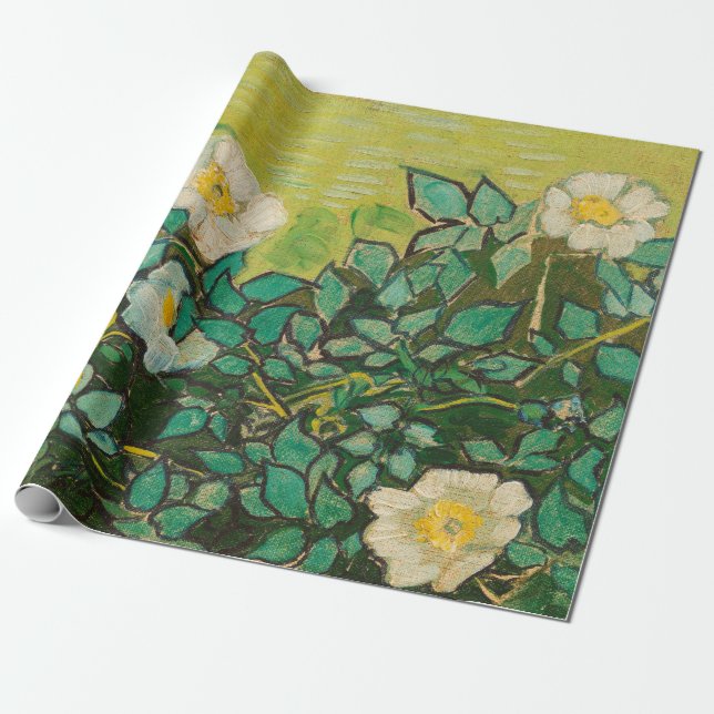 Vincent Van Gogh Wild Rose Kunst und Kunst Geschenkpapier (Ungerollt)