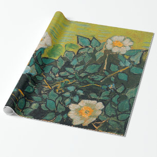 Vincent Van Gogh Wild Rose Vintage Blumenart Geschenkpapier