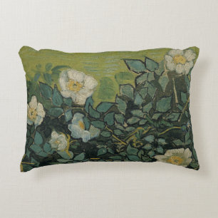 Vincent van Gogh - Wilde Rose Dekokissen