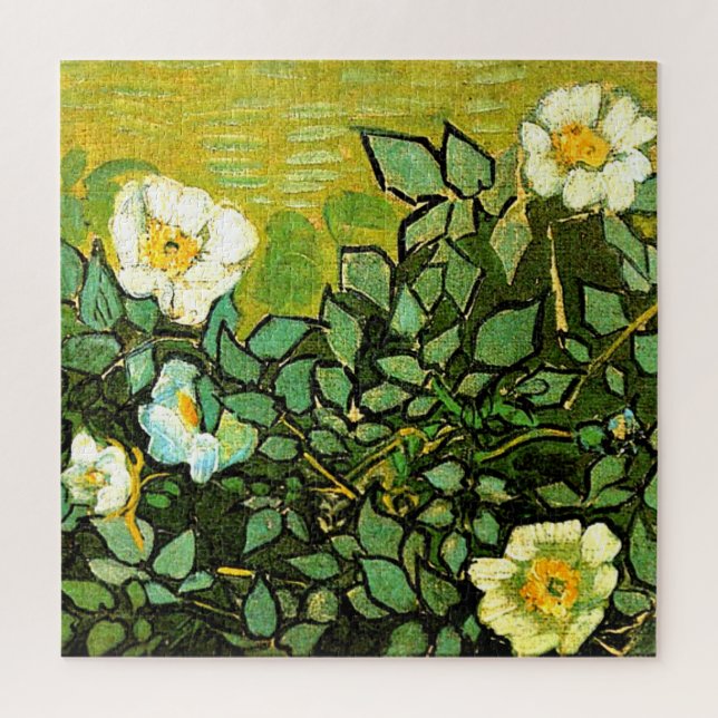 Vincent van Gogh - Wilde Rose, Puzzle (Vertikal)