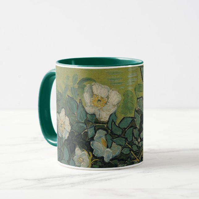 Vincent van Gogh - Wilde Rose Tasse (Vorderseite Links)