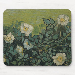 Vincent van Gogh - Wilde Rosen Mousepad