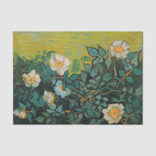Vincent Van Gogh Wilde Rosen Vintage Florale Kunst Seidenpapier
