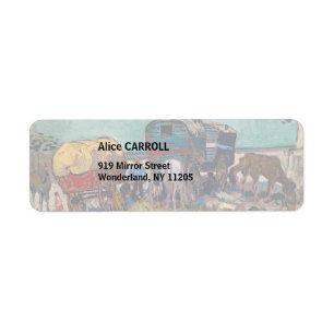 Vincent van Gogh - Wohnwagen, Zigeunerlager bei Ar