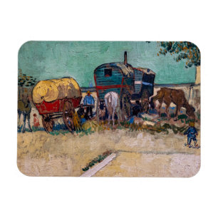Vincent van Gogh - Wohnwagen, Zigeunerlager bei Ar Magnet