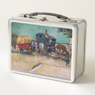 Vincent van Gogh - Wohnwagen, Zigeunerlager bei Ar Metall Brotdose