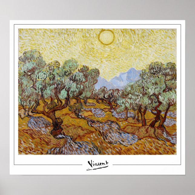 Vincent Van Gogh Zedign Art Poster #13 (Vorne)