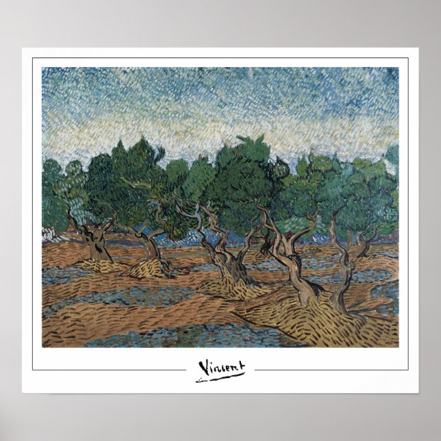 Vincent Van Gogh Zedign Art Poster #42-2 (Vorne)