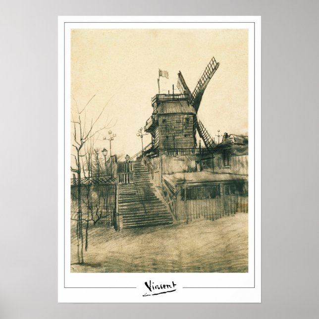 Vincent Van Gogh Zedign Art Poster #9-2 (Vorne)