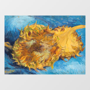 Vincent van Gogh - Zwei abgeschnittene Sonnenblume Fensteraufkleber