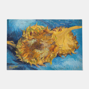 Vincent van Gogh - Zwei abgeschnittene Sonnenblume Fußmatte