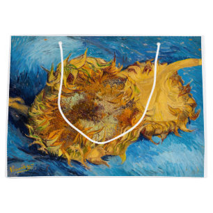 Vincent van Gogh - Zwei abgeschnittene Sonnenblume Große Geschenktüte