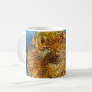 Vincent van Gogh - Zwei abgeschnittene Sonnenblume Kaffeetasse