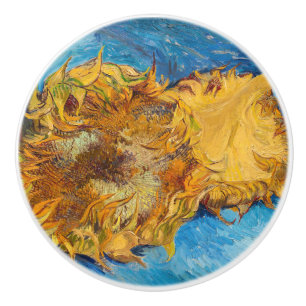Vincent van Gogh - Zwei abgeschnittene Sonnenblume Keramikknauf
