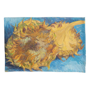 Vincent van Gogh - Zwei abgeschnittene Sonnenblume Kissenbezug