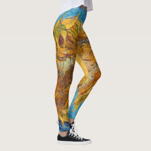 Vincent van Gogh - Zwei abgeschnittene Sonnenblume Leggings