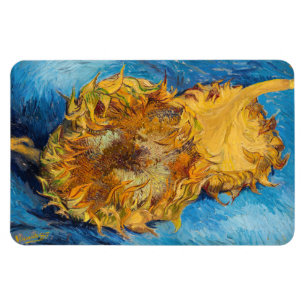 Vincent van Gogh - Zwei abgeschnittene Sonnenblume Magnet