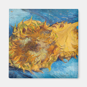 Vincent van Gogh - Zwei abgeschnittene Sonnenblume Magnet