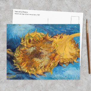 Vincent van Gogh - Zwei abgeschnittene Sonnenblume Postkarte