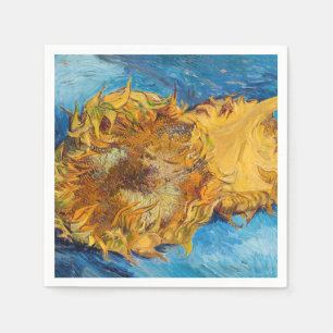 Vincent van Gogh - Zwei abgeschnittene Sonnenblume Serviette