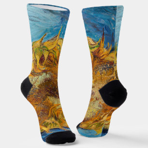 Vincent van Gogh - Zwei abgeschnittene Sonnenblume Socken