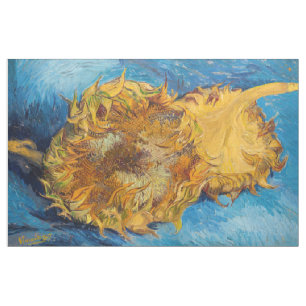 Vincent van Gogh - Zwei abgeschnittene Sonnenblume Stoff