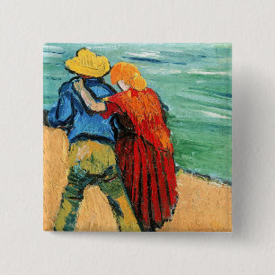Vincent van Gogh - Zwei Liebende Button