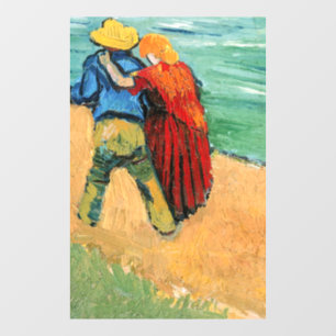 Vincent van Gogh - Zwei Liebende Fensteraufkleber