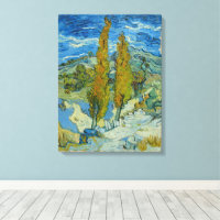 Vincent Van Gogh, zwei Poplars in den Alpen