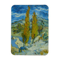 Vincent Van Gogh, zwei Poplars in den Alpen