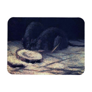Vincent Van Gogh - Zwei Ratten - Rat Lover Fine Ar Magnet
