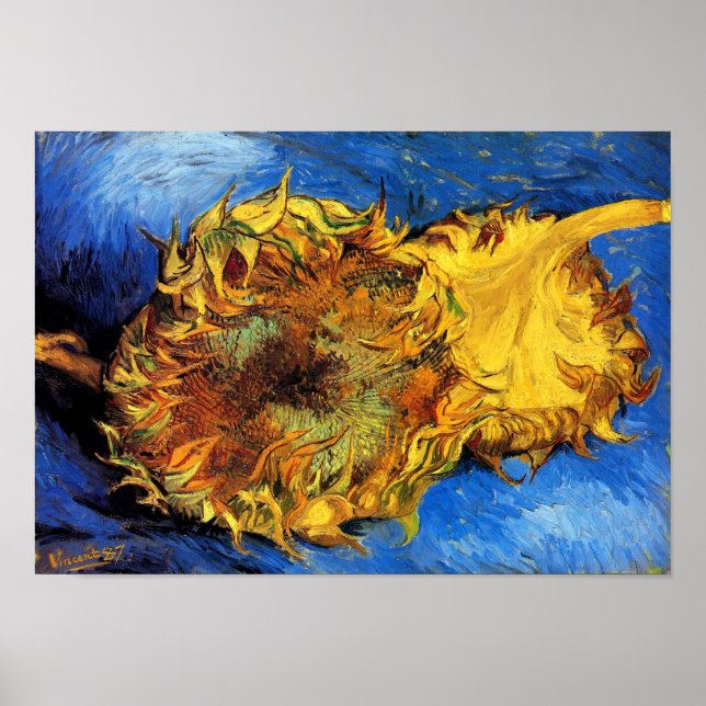 Vincent Van Gogh - Zwei Schnittblumen - schöne Kun Poster (Vorne)
