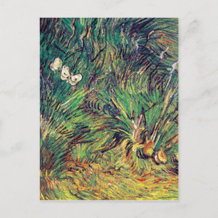 Vincent Van Gogh - Zwei weiße Schmetterlinge Fine  Postkarte