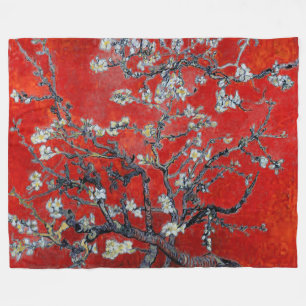 Vincent van Gogh ~ Zweige mit Almond Blossom Fleecedecke