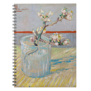 Vincent van Gogh - Zweigstelle Almond im Glas Notizblock