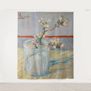 Vincent van Gogh - Zweigstelle Almond im Glas Wandteppich