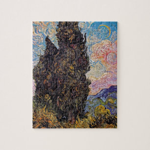 Vincent Van Gogh - Zypressen Baumliebhaber der fei Puzzle