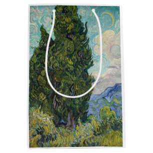 Vincent van Gogh - Zypressen Mittlere Geschenktüte