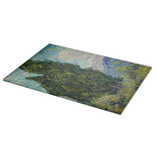 Vincent van Gogh - Zypressen Schneidebrett