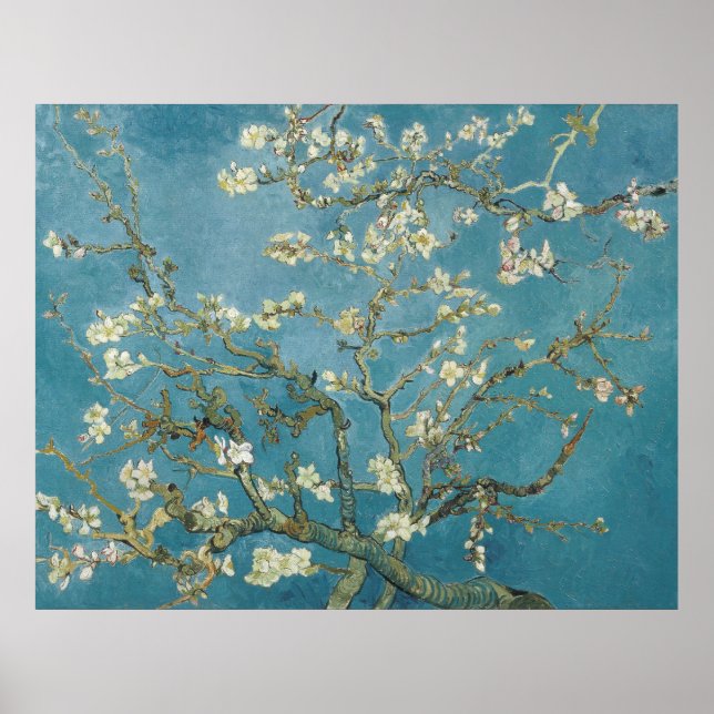 Vincent van Gogh's Almond blossom (1890) Poster (Vorne)