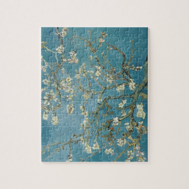 Vincent van Gogh's Almond blossom (1890) Puzzle (Vertikal)