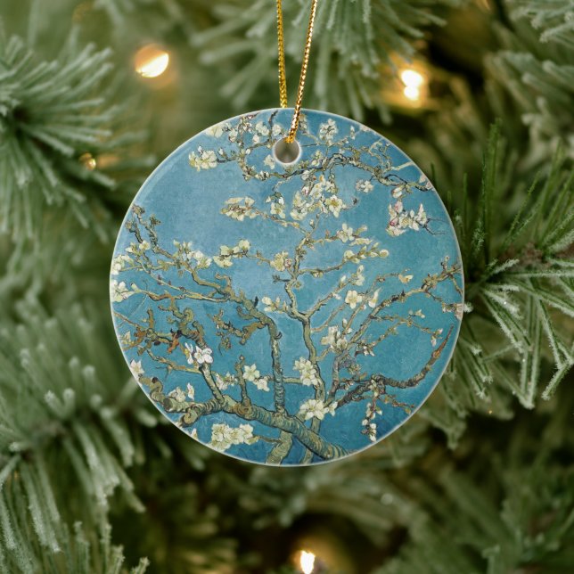 Vincent van Gogh's Almond Blossom Keramik Ornament (Baum)
