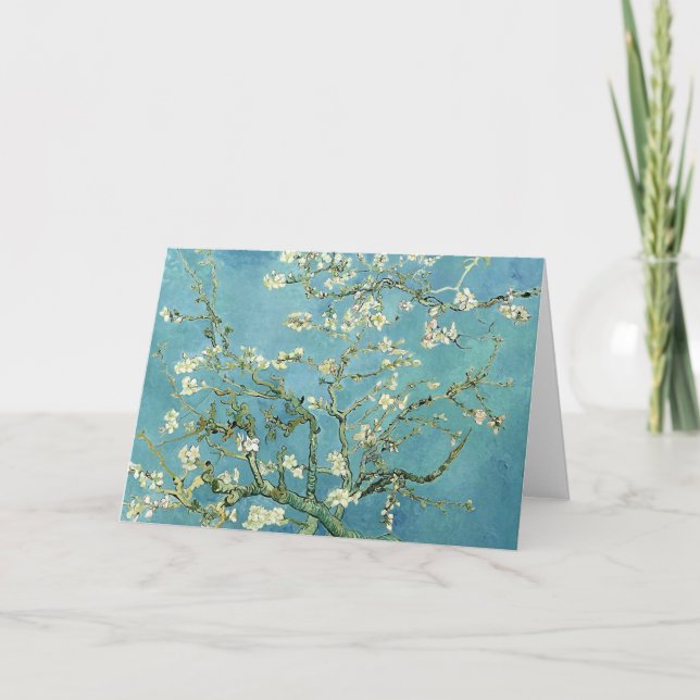 Vincent Van Gogh's Almond Blossom Vintage Malerei Karte (Vorderseite)