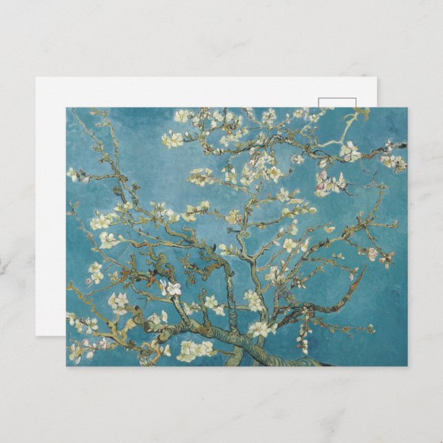 Vincent van Gogh's Almond-Blüte Postkarte (Vorne/Hinten)