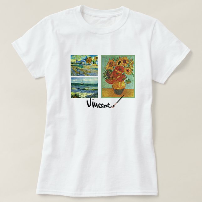 Vincent van Gogh's berühmtes Kunstwerk T-Shirt (Design vorne)
