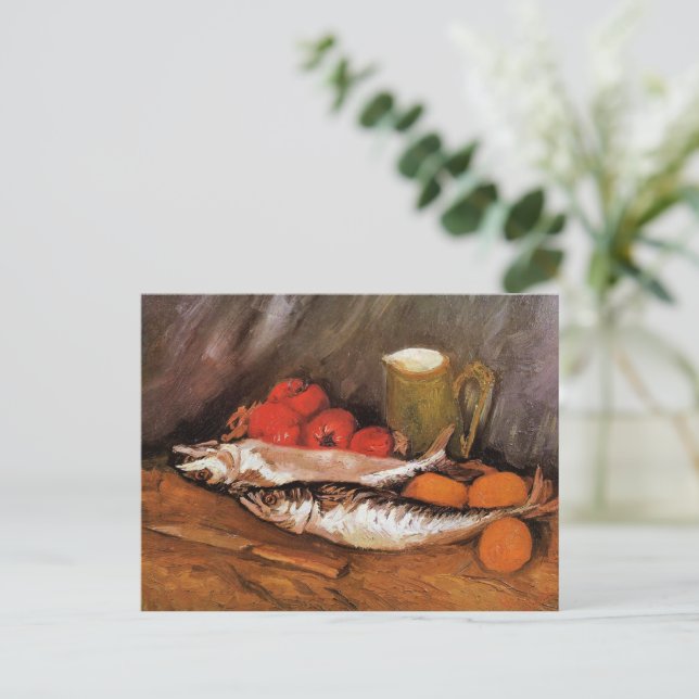 Vincent van Gogh's fine art,     Postkarte (Stehend Vorderseite)