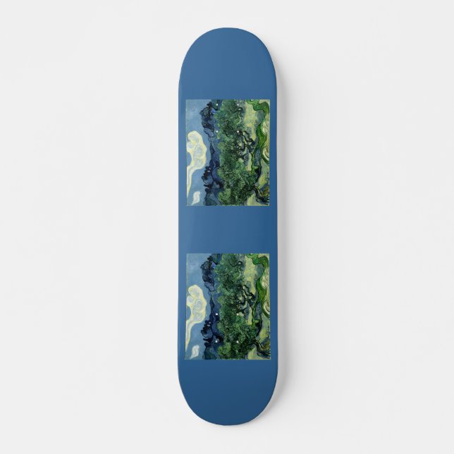 Vincent van Gogh's Olive Trees (1889) Skateboard (Vorne)