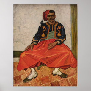 Vincent van Gogh's Painting "The Zouave" (1888) Poster